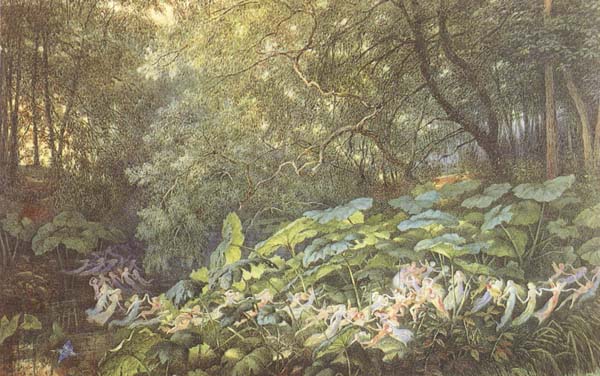 Richard Doyle Linder the Dock Leaves-An Autumnal Evening's Dream (mk46)